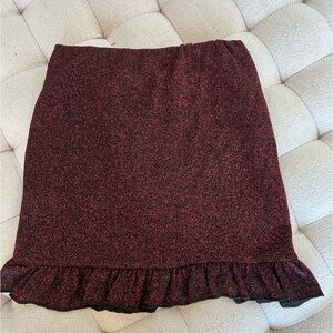 PRETTY LITTLE THING GLITTERY FLIPPY SKIRT